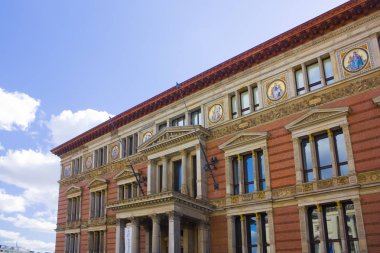 Berlin, Almanya - 25 Eylül 2018: Museum of Arts Martin-Gropius-Bau Berlin