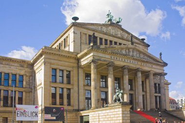 BERLIN, GERMANY - September 25, 2018: Concert Hall (Konzerthaus Berlin) on Gendarmenmarkt Square in Berlin