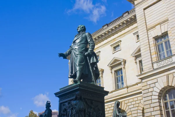 Βερολίνο Γερμανία Σεπτεμβρίου 2018 Άγαλμα Freiherr Von Στάιν Μπροστά Από — Φωτογραφία Αρχείου