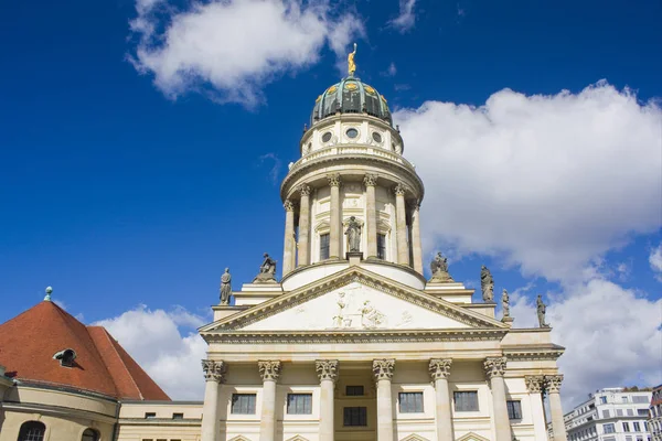 Berlin Niemcy Września 2018 Katedra Francuska Placu Gendarmenmarkt Berlinie — Zdjęcie stockowe