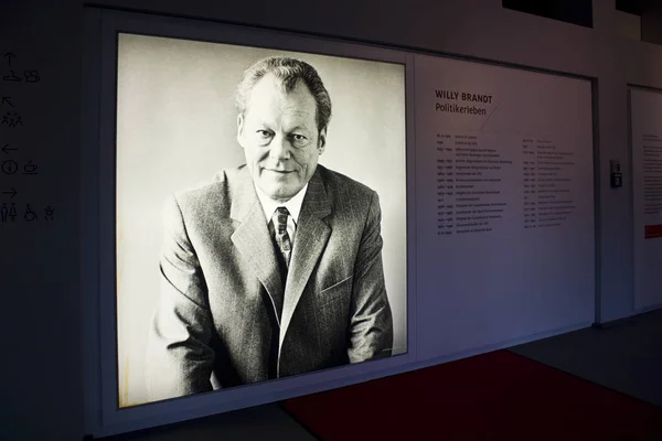 Berlin, Almanya - 26 Eylül 2018: Berlin, Federal Şansölye Willy Brandt Vakfı