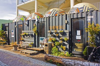 Berlin, Almanya - 25 Eylül 2018: Berlin, Sanat Galerisi