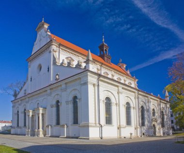 Zamosc, Polonya - 16 Ekim 2018: Diriliş ve St. Thomas Zamosc Havari katedral