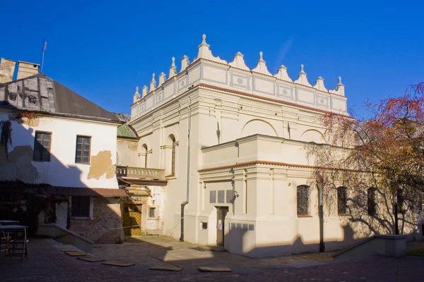 Zamosc Polônia Outubro 2018 Sinagoga Judaica Zamosc — Fotografia de Stock