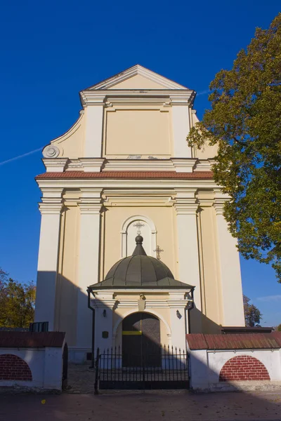 Zamosc Pologne Octobre 2018 Église Sainte Catherine Zamosc — Photo