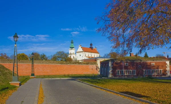 Zamosc Polonia Ottobre 2018 Vecchio Sistema Militare Fortificazione Bastione Zamosc — Foto Stock