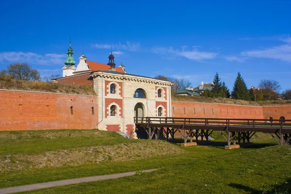 Zamosc Pologne Octobre 2018 Porte Des Fortifications Szczebrzeska Zamosc — Photo