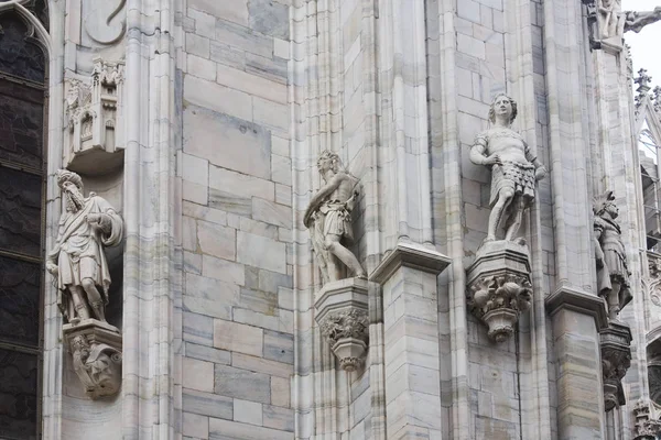 Itálie Milán Listopadu 2018 Fragment Milan Cathedral Duomo Milano Miláně — Stock fotografie