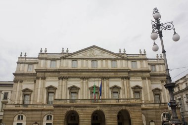 ITALY, MILAN - November 1, 2018: La Scala (Teatro alla Scala) in Milan