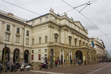 ITALY, MILAN - November 1, 2018: La Scala (Teatro alla Scala) in Milan