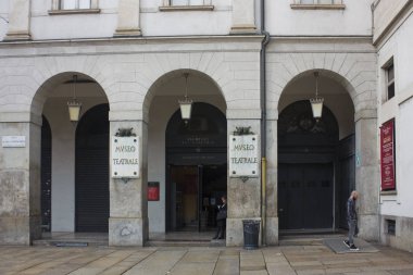 İtalya, Milano - 1 Kasım 2018: Müze, La Scala (Teatro alla Scala) Milano