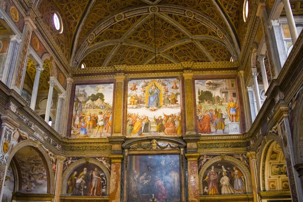 Italia Milán Noviembre 2018 Interior Iglesia San Mauricio Monastero Maggiore — Foto de Stock