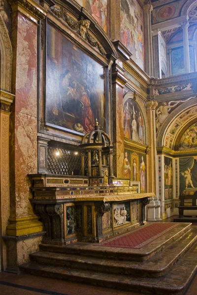 Italy Milan November 2018 Interior Church Saint Maurice Monastero Maggiore — Stock Photo, Image