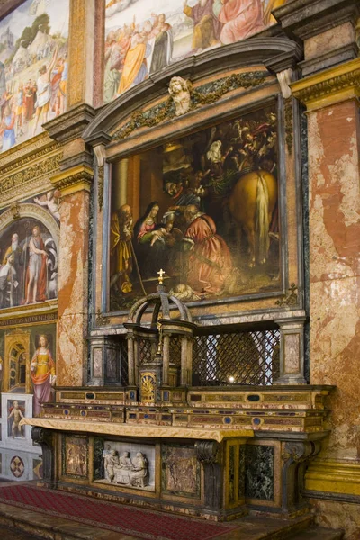 Itálie Milán Listopadu 2018 Interiér Kostela Saint Maurice Monastero Maggiore — Stock fotografie