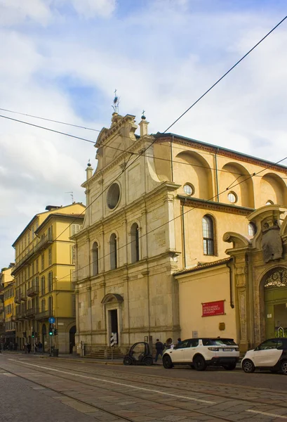 Italien Milano November 2018 Kyrkan Saint Maurice Monastero Maggiore Civic — Stockfoto