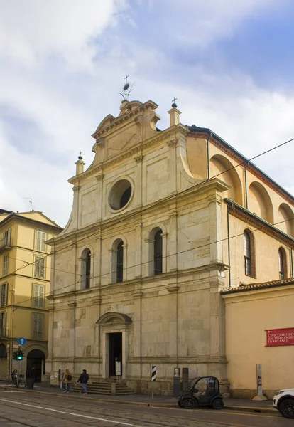 Італія Мілан Листопада 2018 Церква Сен Моріс Аль Монастеро Маджоре — стокове фото