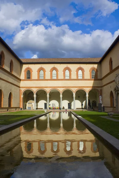 Talya Milano Kasım 2018 Sforzesco Castle Milano Antik Müzesi Sanat — Stok fotoğraf