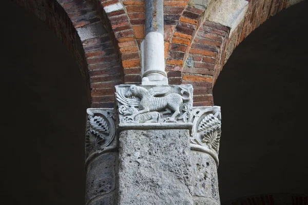 Talya Milano Kasım 2018 Basilica Sant Ambrogio Milano Mimari Detay — Stok fotoğraf