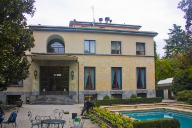 ITALY, MILAN - November 1, 2018: Villa Necchi Campiglio - House Museum (Casa Milanesi) in Porta Venezia district in Milan