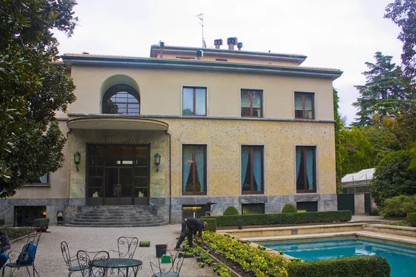 Italy Milan November 2018 Villa Necchi Campiglio House Museum Casa — ストック写真