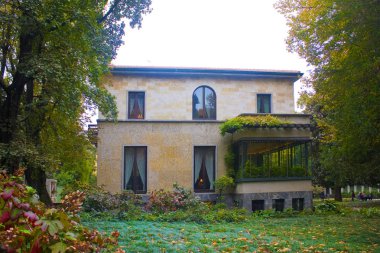 ITALY, MILAN - November 1, 2018: Villa Necchi Campiglio - House Museum (Casa Milanesi) in Porta Venezia district in Milan