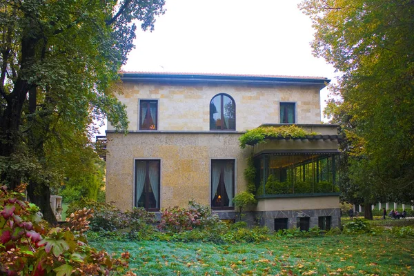 Italy Milan November 2018 Villa Necchi Campiglio House Museum Casa — Zdjęcie stockowe