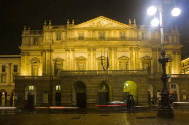 ITALY, MILAN - November 1, 2018: La Scala (Teatro alla Scala) in Milan