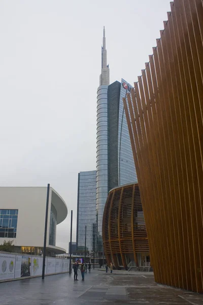 Italy Milan November 2018 Skyscrapers Porta Nuova District Milan — Stock Photo, Image