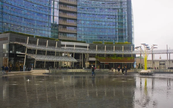 Italie Milan 1Er Novembre 2018 Piazza Gae Aulenti Dans Quartier — Photo