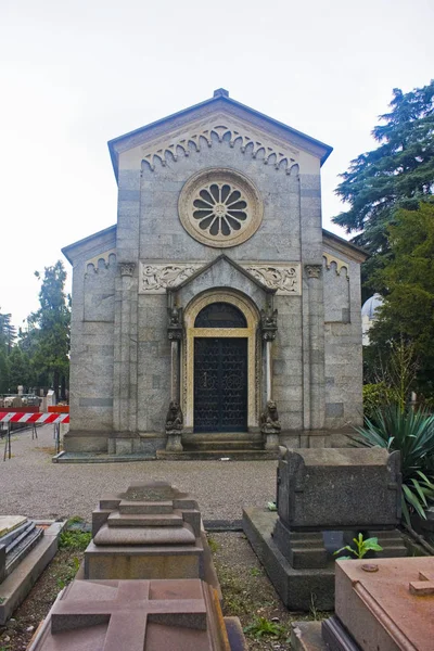 Италия Милан Ноября 2018 Года Монументальное Кладбище Cimitero Monumentale Милане — стоковое фото