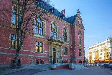 Gdansk, Polonya - 8 Nisan 2018: Gdansk, şehir devlet idaresi
