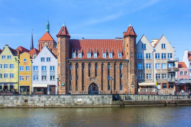 Gdansk, Polonya - 8 Nisan 2018: Setin Gdansk, Straganarian Gates