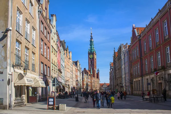 Mairie Principale Sur Rue Dluga Gdansk — Photo