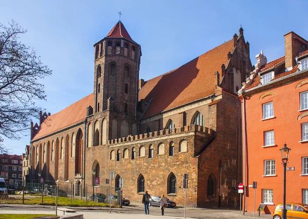 Gdansk Polen April 2018 Basiliek Van Nicholas Dominicaanse Gdansk — Stockfoto
