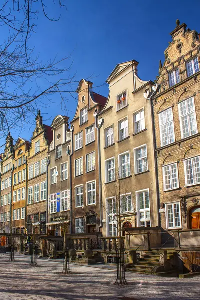 Gdansk Polen April 2018 Architectuur Van Oude Stad Van Gdansk — Stockfoto