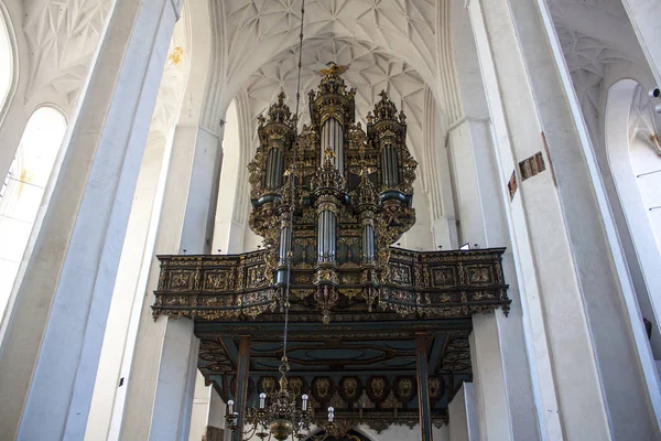 Gdansk Polen April 2018 Orgeln Mariakyrkan — Stockfoto