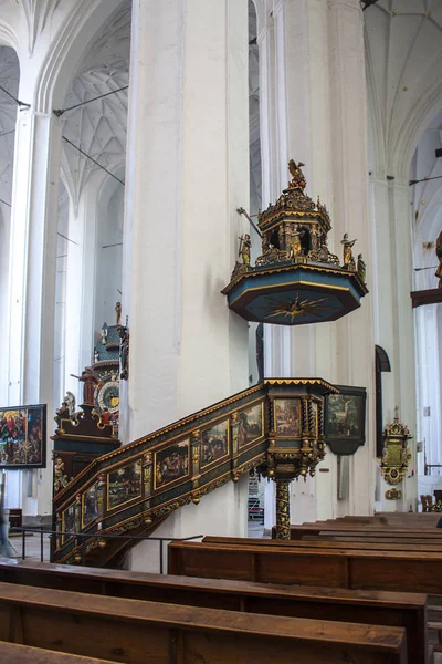 Gdansk Polonya Nisan 2018 Mary Basilica — Stok fotoğraf