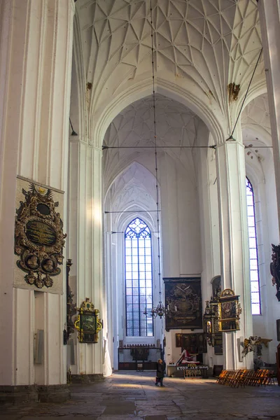 Gdansk Polonya Nisan 2018 Mary Basilica — Stok fotoğraf
