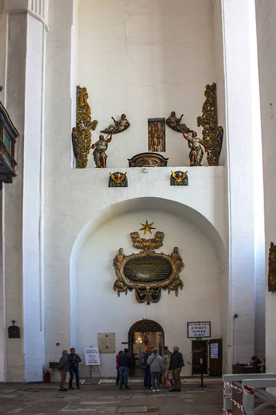 Danzica Polonia Aprile 2018 Interno Della Basilica Santa Maria — Foto Stock