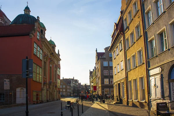 Gdansk Polonia Abril 2018 Arquitectura Del Casco Antiguo Gdansk — Foto de Stock