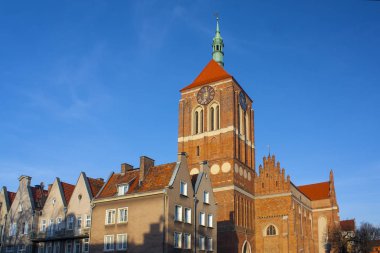 Gdansk, Polonya - 8 Nisan 2018: Kilise St John Gdansk, Polonya