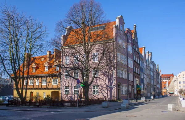 Gdansk Polônia Abril 2018 Belos Edifícios Cidade Velha Gdansk — Fotografia de Stock
