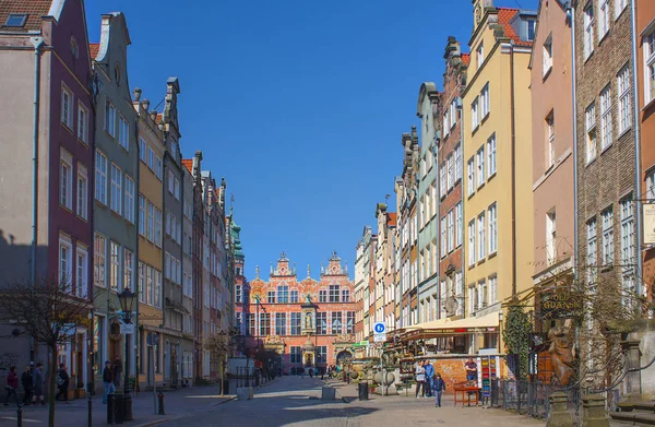 Gdansk Polonia Abril 2018 Gran Arsenal Calle Piwna Casco Antiguo — Foto de Stock