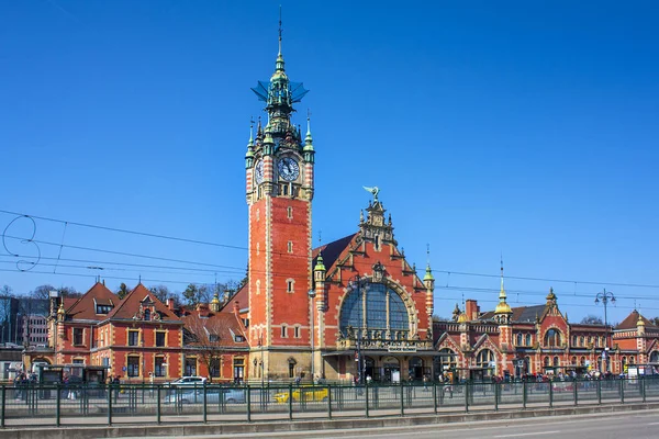 Gdansk Poland April 2018 Gdansk Main Railway Station — Stock Photo, Image