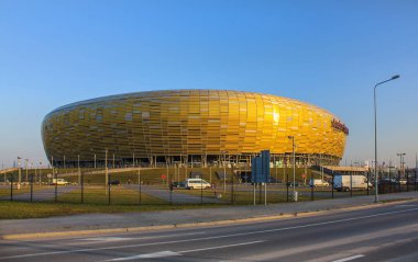 Gdansk, Polonya - 8 Nisan 2018: Stadyum Energa Gdansk