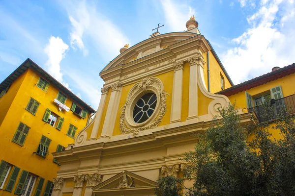 Nizza Francia Giugno 2018 Cappella San Croix Nel Centro Storico — Foto Stock