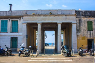 Nice, Fransa - 23 Haziran 2018: Nice kentsel peyzaj