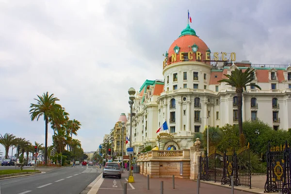 Nice Frankrijk Juni 2018 Luxe Hotel Negresco Dutch Promenade Nice — Stockfoto