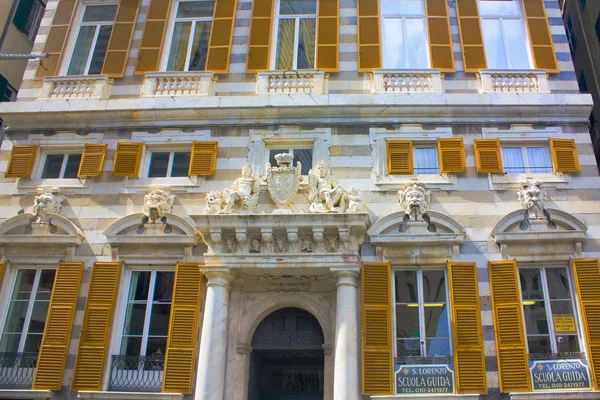 Genua Italien Juli 2018 Architektur Der Altstadt Von Genua Italien — Stockfoto