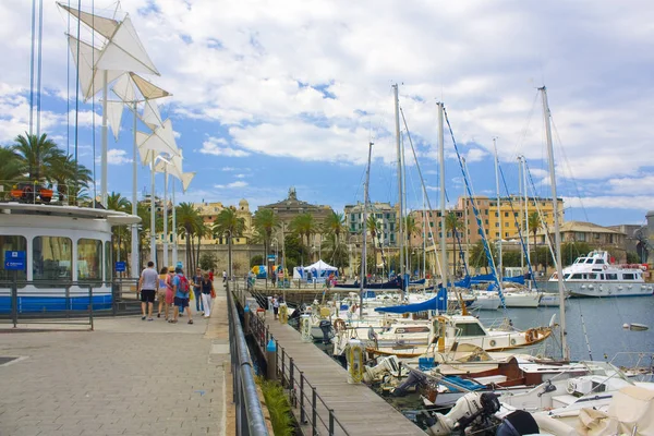 意大利热那亚 25号 2018 热那亚的旧海港 — 图库照片